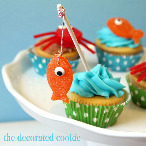 fish cupcakes