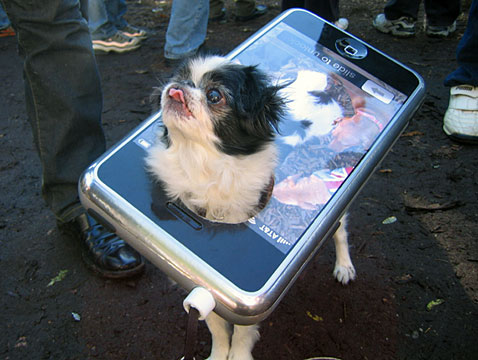 dog iphone costume