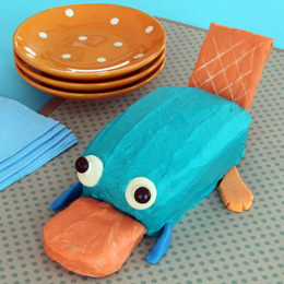 Perry the Platypus Cake