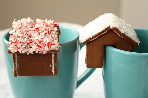 miniature gingerbread house
