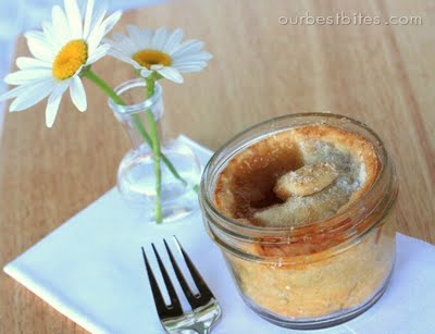 miniature pie in a jar