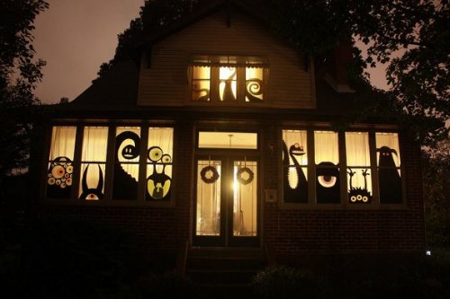 cardboard box halloween decorations