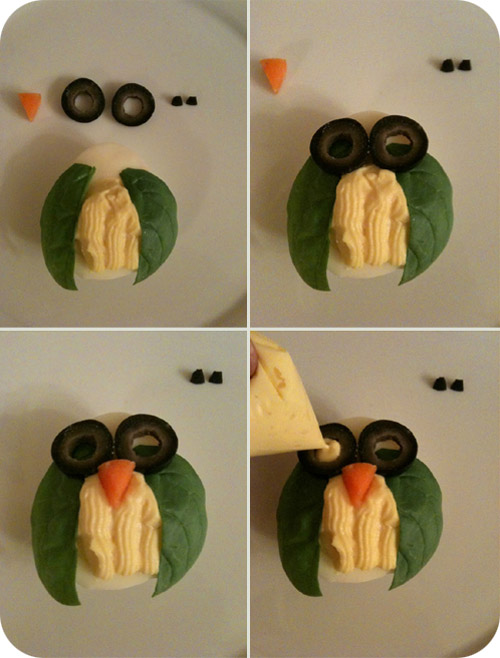 owl deviled eggs recipe