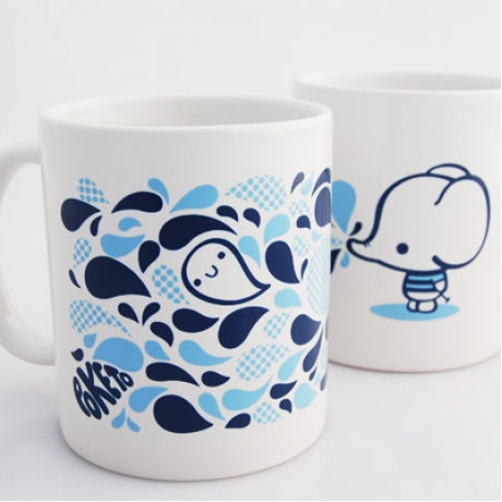 elephant mug by poketo
