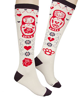 russian nesting doll socks