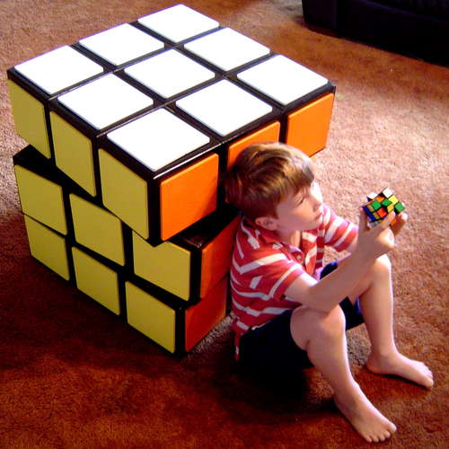 rubiks cube dresser