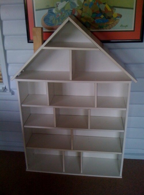 ikea billy dollhouse shelf