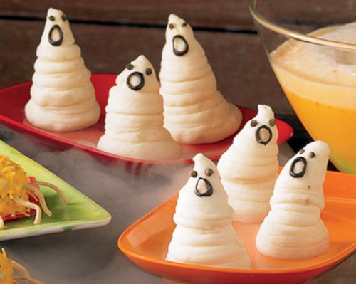 mashed potato ghosts