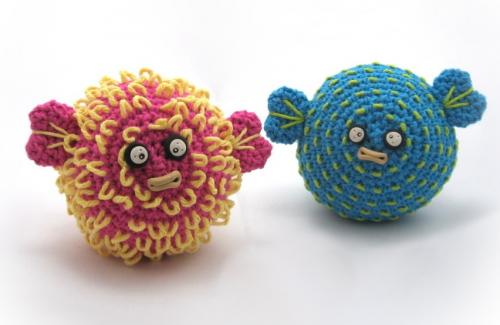 knit pufferfish