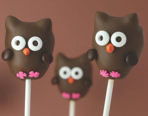 owl cake pops