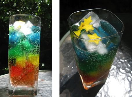 double rainbow cocktail