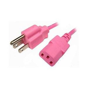 pink power cord