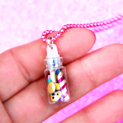 miniature candy necklace