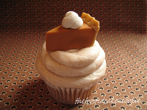 pumpkin pie cupcake