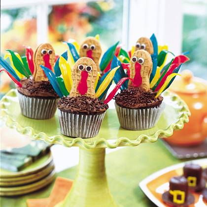 turkey cupcakes