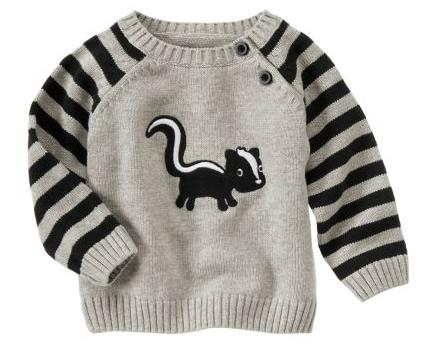 skunk sweater